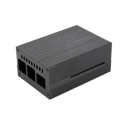Stripe Aluminum Cooling Case for Raspberry Pi 4, Built-In Active Radiator with Fins image 2