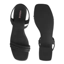 Mochi Embellished Block Sandals with Bows image 5
