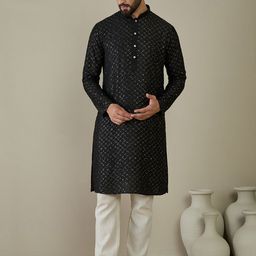 Anouk Men Ethnic Motifs Embellished Thread Work Kurta-picture-26