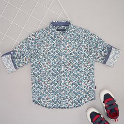Pantaloons Junior Boys Opaque Party Shirt-51