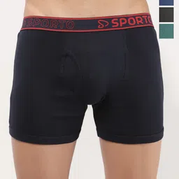 Sporto by Macho Pack Of 4 Mid-Rise Long Trunks-picture-42