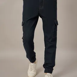 STUDIO NEXX Men Loose Jogger Jeans-image-63