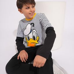 Jack & Jones Junior Boys Graphic Printed Round Neck Cotton T-shirt-picture-19