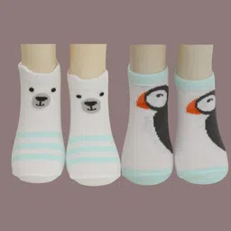 Yellow Bee Infant Boys Pack Of 2 Above-Ankle Socks-48