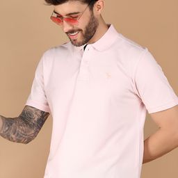 V-Mart Men Solid Polo Collar T-shirt-image-95