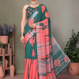 Lookmark Printed Zari Saree-image-40