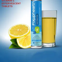Fixuphealth Set Of 4 Electrolytes Vit C Tablets - 20 Tablets Each - Lemon Flavor image 3
