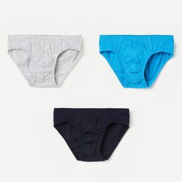 Fame Forever by Lifestyle Boys Pack Of 3 Pure Cotton Basic Briefs-image-101