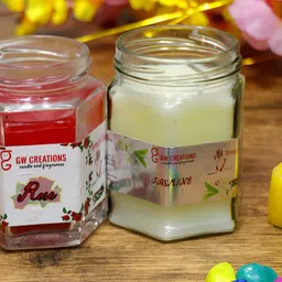 Aura Red & Yellow 2 pieces Jar Candle-image-47