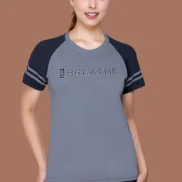 White Moon Women Sports Printed T-shirt-image-60
