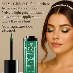 VOZO Glide & Define Insta-Perfect Liquid Eyeliner- 5 ml- Green-image-80