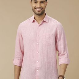 Linen Club Men Contemporary Slim Fit Ethnic Print Printed Casual Shirt-image-97