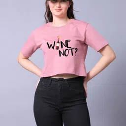 Lazy Lush Print Cotton Crop Top-2