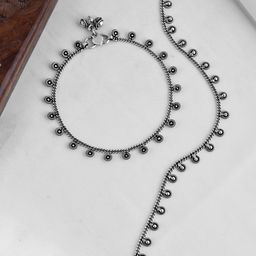 Voylla Silver-Plated Anklet-image-17