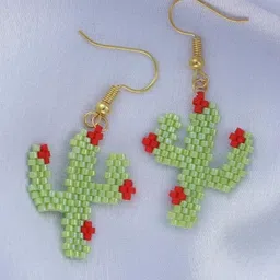 Threads & Beads Women Multi Earrings-image-33