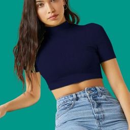 Dream Beauty Fashion Women Round Neck Crop Top-picture-13