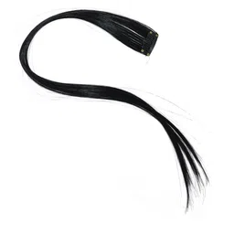 FIMBUL Clip In Straight Scalp Topper Hair Extension- Black- 22 Inch-image-44