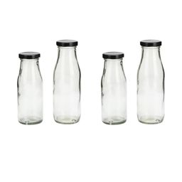 SOMIL Set Of 4 Glass Water Bottle-image-1