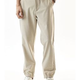 Snitch Men Textured Relaxed Fit Mid-Rise Stretch Joggers-picture-21