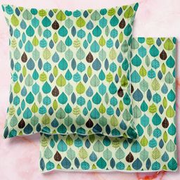 ArtzFolio Multicoloured Set of 2 Velvet Square Cushion Covers-image-71