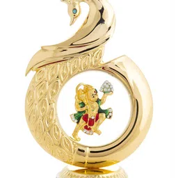 INTERNATIONAL GIFT Red & Gold-toned Hanuman Brass Showpiece-image-19