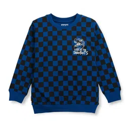 Gini and Jony Boys Checked Sweatshirt-31