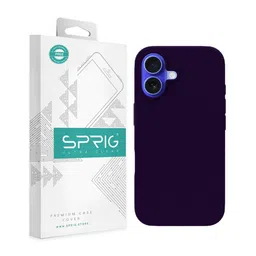 SPRIG Solid Printed iPhone 16 Plus Bumper Case Mobile Accessories-13