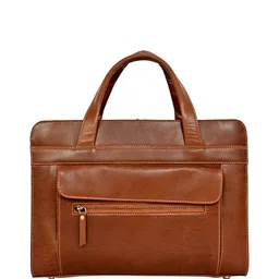 HOUSE OF OLIVEGREEN Unisex Leather Laptop Bag-32