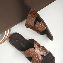 CARLO ROMANO Men Printed Leather Flatforms-image-56