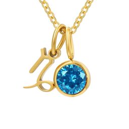 FAB COUTURE Stainless Steel Gold-Plated Zircon Studded Circular Shaped Pendant with Chain-picture-44