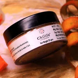 Chilife De-Tan Face Pack With Vitamin C For Instant Tan Removal-25g image 4