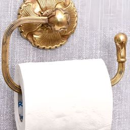 Indianshelf Gold-Toned Textured Brass Tissue Holders-image-67