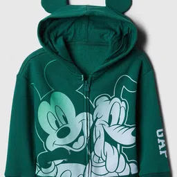 GAP Kids Boys Printed Mickey Ear Hooded Sweatshirt-image-4