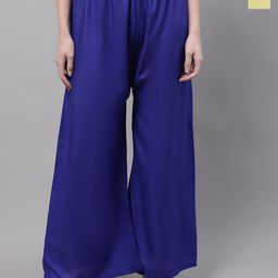 Valles365 by S.C. Women 2 Flared Palazzos-image-80
