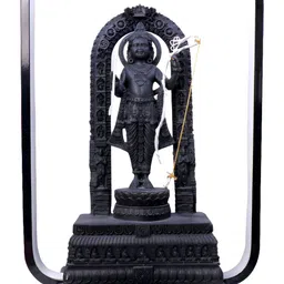 Aura Black Lord Ram Religious Idol Showpiece-image-31