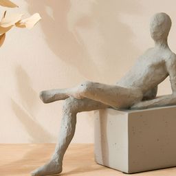 Home Centre Brown Figurine Showpiece-picture-0