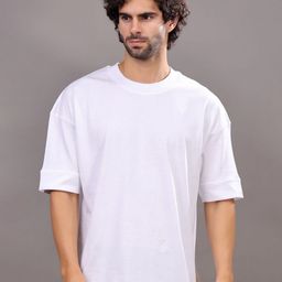 Friskers Men Solid Round Neck Cotton T-shirt-image-89
