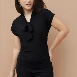 CODE by Lifestyle Women Polo Collar T-shirt-image-11