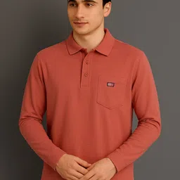 SANDPIPER Men Solid Polo Collar Cotton T-shirt-picture-39
