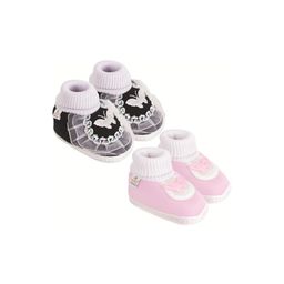 NESKA MODA Black Cotton Booties-image-53