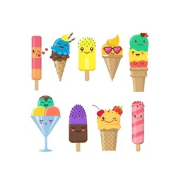 LANSTICK Yellow & Purple Printed Wall Stcikers-image-20