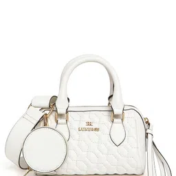 KLEIO Structured Quilted Handheld Bag With Pouch-picture-37