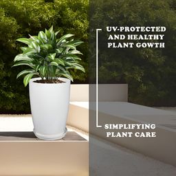 RUBOXA Plain Tower 6-Pcs White & Grey UV-ProtectedPlanters image 2