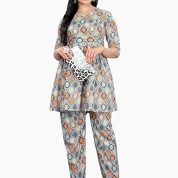 KANUDA Women Black Poly Crepe Kurta Sets-picture-43