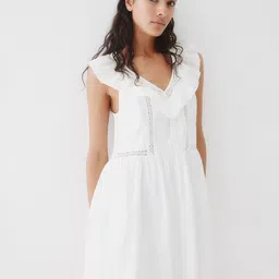H&M Frill-Trimmed Cotton Dress-picture-40