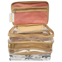 Ajabh Cream-Coloured Set of 1 Regular Makeup Organiser Organisers image 4