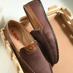 GWALK Men Round Toe Loafers-picture-21