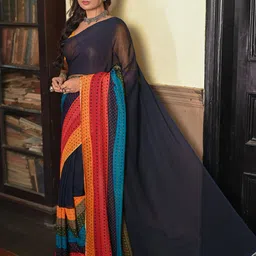 Anouk Rustic Pack of 2 Printed Saree image 2