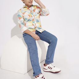 Jack & Jones Junior Boys Opaque Printed Casual Shirt-picture-17