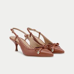 Oroh Leather Party Stiletto Pumps with Tassels-image-63